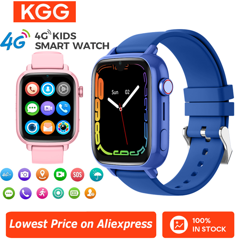 Fall Detection Watch - 4G Smart Watch Kinder Telefon Uhr